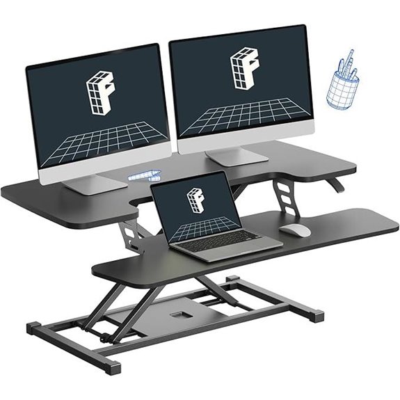 FlexiSpot 36-inch Adjustable Standing Desk Converter