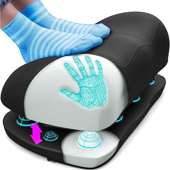 Everlasting Comfort Adjustable Cloud Foot Rest with Nodes