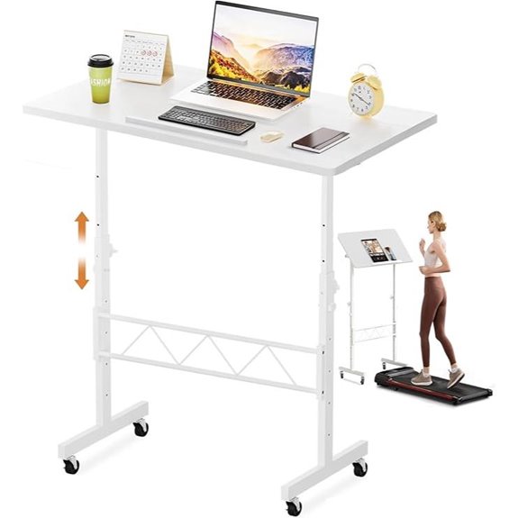 COMHOMA Adjustable Standing Desk & Treadmill Stand