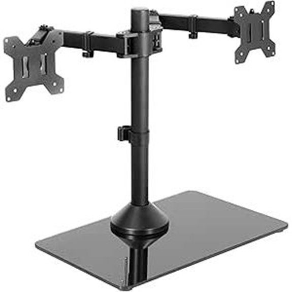 VIVO Dual Monitor Stand with Adjustable Arms