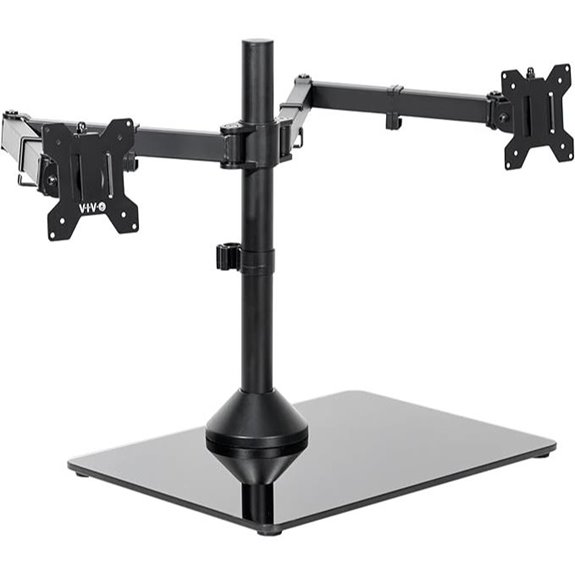 VIVO Dual Ultrawide Monitor Stand with Adjustable Arms