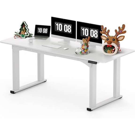 SANODESK Electric Standing Desk with Memory Presets