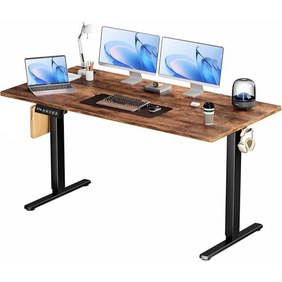 Smug Adjustable Height Electric Standing Desk (63)