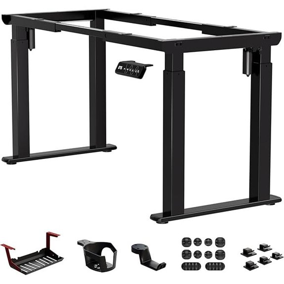 Electric Adjustable Standing Desk Frame 39-79
