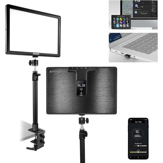 NEEWER 15.5 LED Streaming Key Light with App