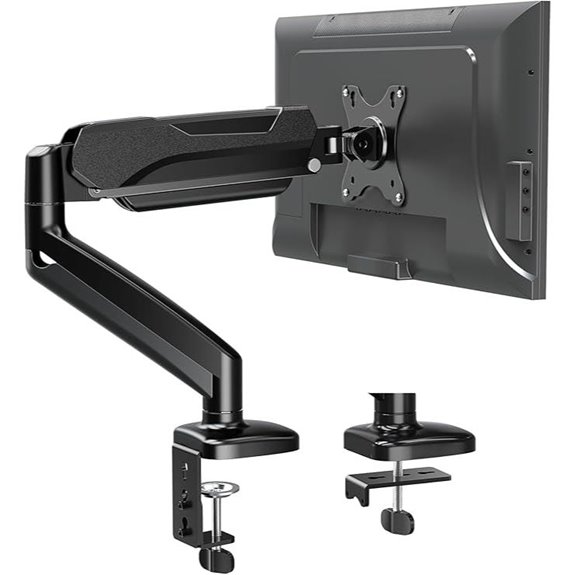 Mountup Adjustable Single Monitor Desk Mount