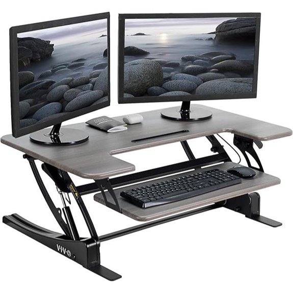 VIVO Height Adjustable Sit-Stand Desk Converter
