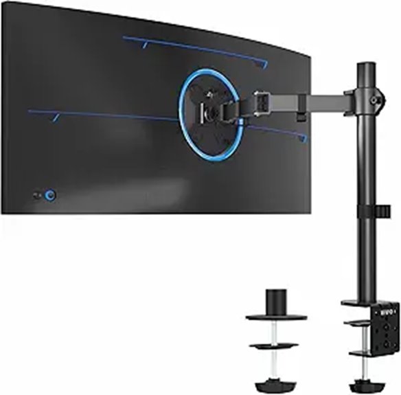 VIVO Adjustable Ultrawide Monitor Arm Desk Mount