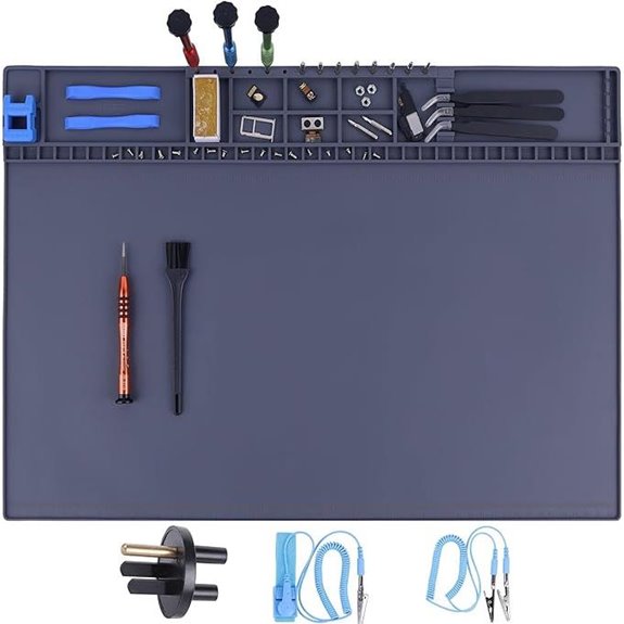 ESD Anti-Static Magnetic Work Mat with Grounding