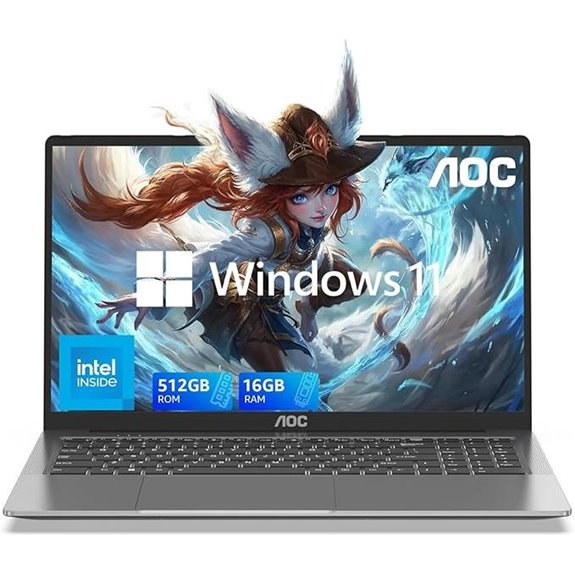 AOC 2025 15.6 FHD Laptop with Intel N95