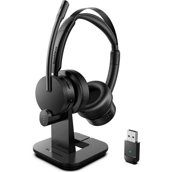 Wireless Bluetooth Headset with Mic for Call Center
