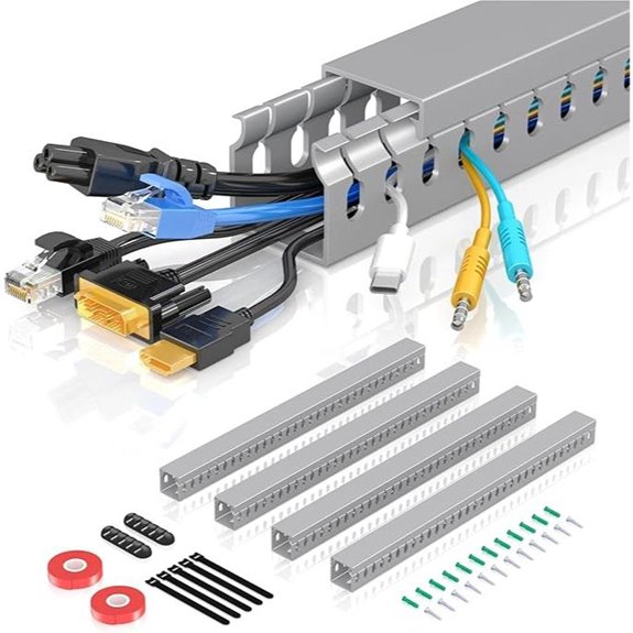 Open Slot Cable Management Raceway Kit (4 Pack)