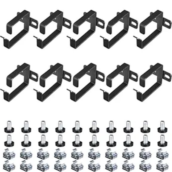 kwmobile Cable Management D-Ring Hooks (10 pcs)