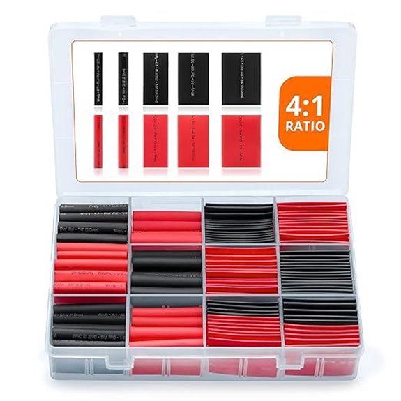 Wirefy Heat Shrink Tubing Kit (190 pcs UL Listed)
