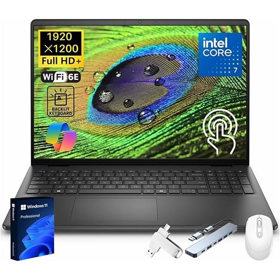 Dell 16 Touchscreen Business Laptop with 32GB RAM