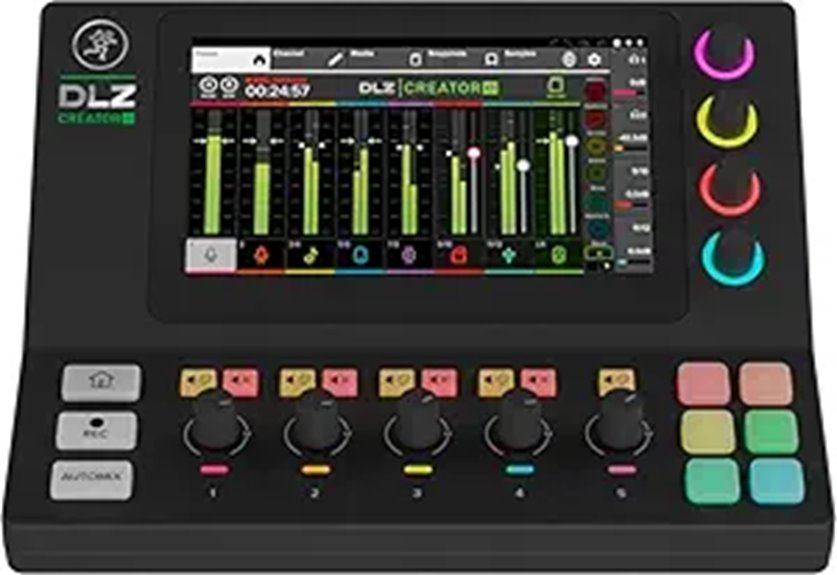 Mackie DLZ Creator XS Digital Mixer for Podcasting