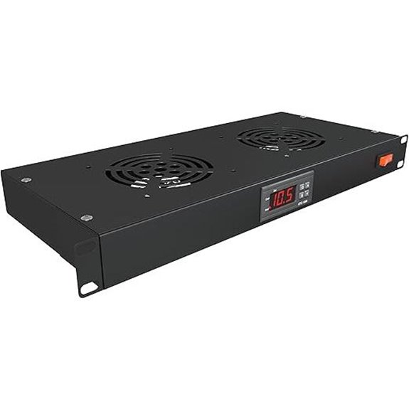 Rack Mount Fan with Digital Temperature Control