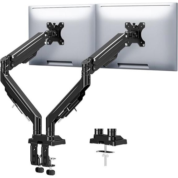 MountUp Dual Monitor Stand for 43-Inch Screens