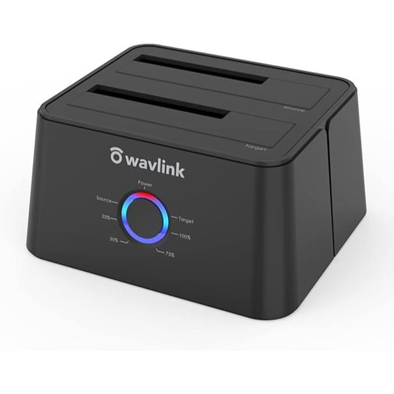 WAVLINK Dual-Bay USB 3.0/C SATA Docking Station