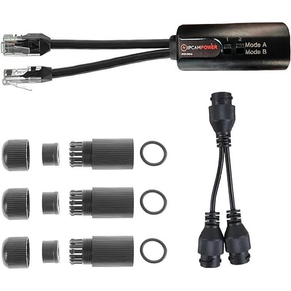 POE Splitter for 2 IP Cameras on 1 Cable