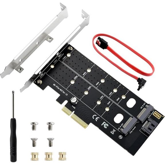 ELUTENG Dual M.2 PCIe NVMe Adapter for SSD