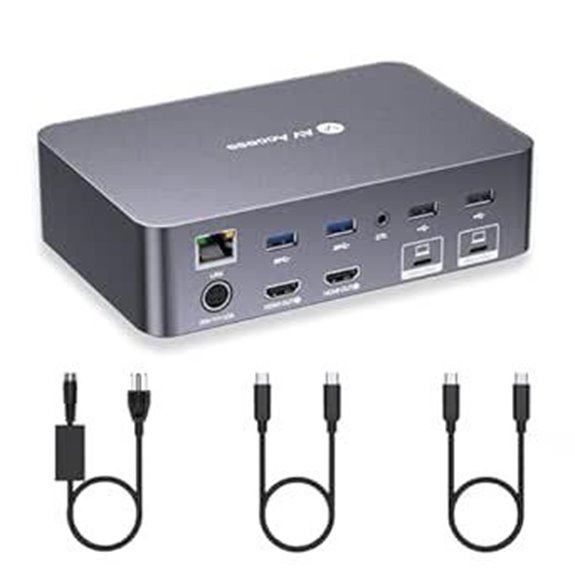 dual monitor kvm dock