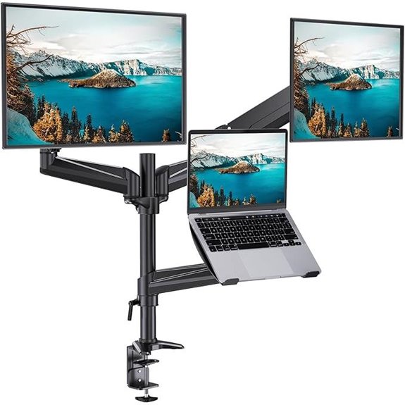 HUANUO Dual Monitor and Laptop Mount