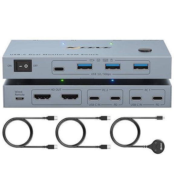 dual monitor laptop switch