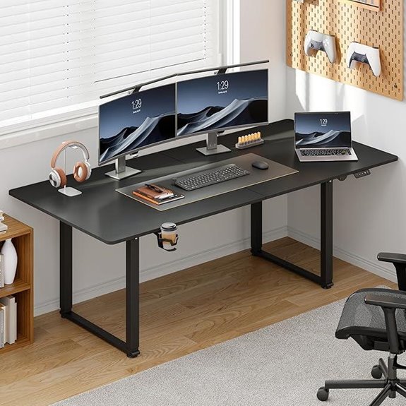 Adjustable Standing Desk with Dual-Motor and Memory Presets