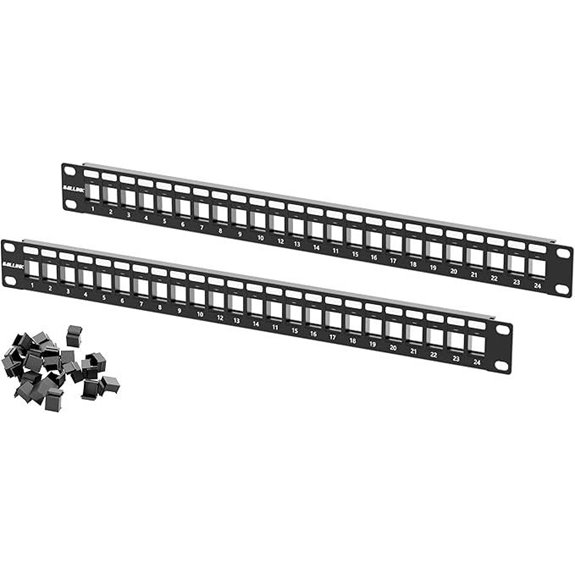 iwillink 24-Port Keystone Patch Panel (2-Pack)