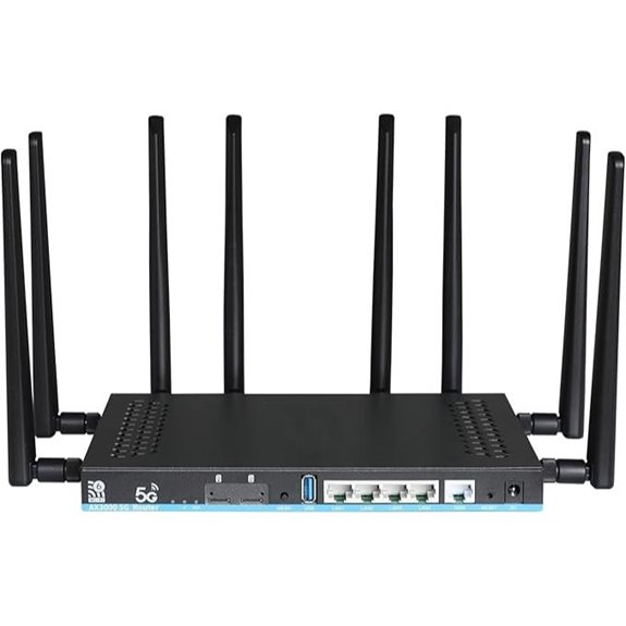5G WiFi 6 Router with Dual SIM and Ports