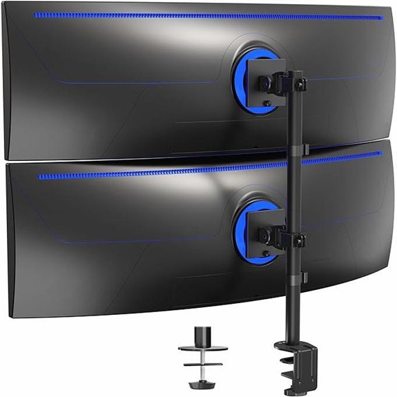 VIVO Dual Ultrawide Monitor Desk Mount 49-inch
