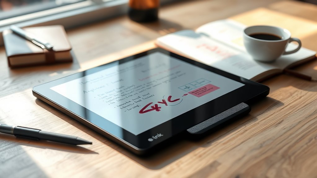 e ink tablet selection criteria