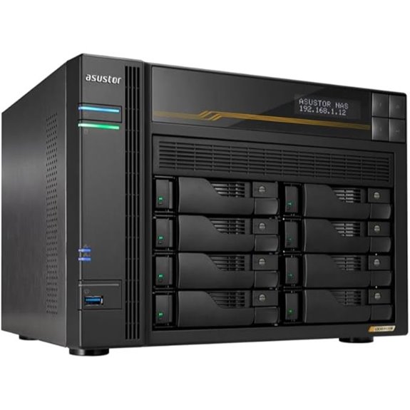 Asustor Lockerstor 8 Gen3 NAS with 8 Bays