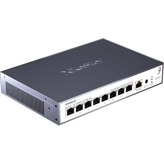 8-Port 10G Ethernet Switch with Management Features