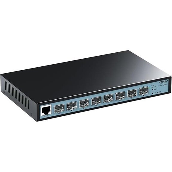 SODOLA 8-Port 10G L3 Managed Switch with SFP