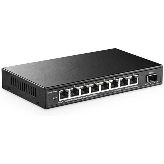 YuLinca 8-Port 2.5G Managed Network Switch