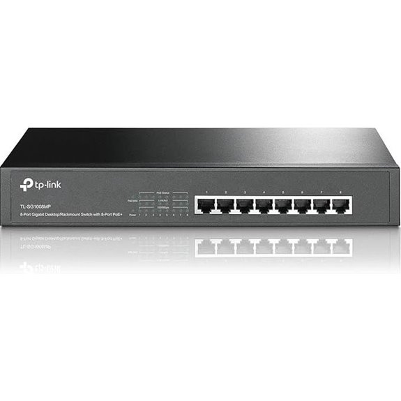 TP-Link 8-Port Gigabit PoE Switch with 126W