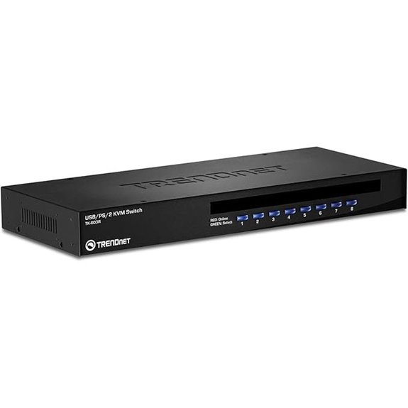 TRENDnet 8-Port USB/PS2 Rack Mount KVM Switch