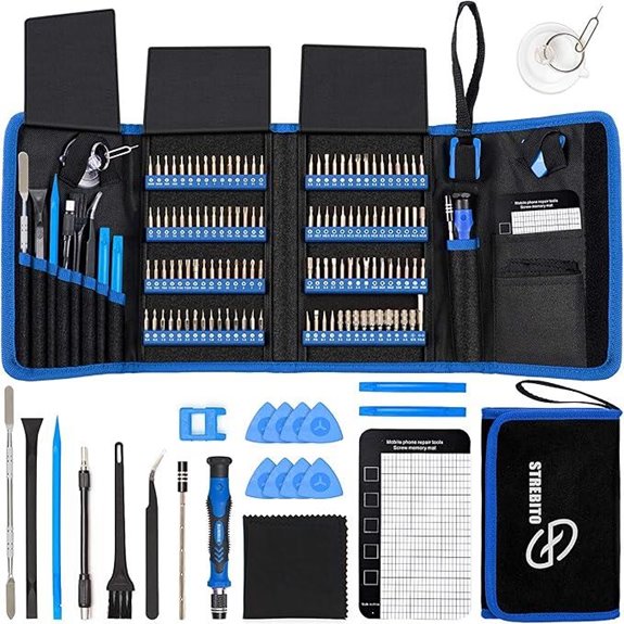 STREBITO 142-Piece Precision Screwdriver Set for Electronics