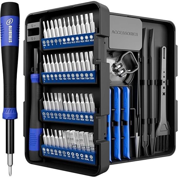 STREBITO 64-Piece Precision Screwdriver Kit for Electronics