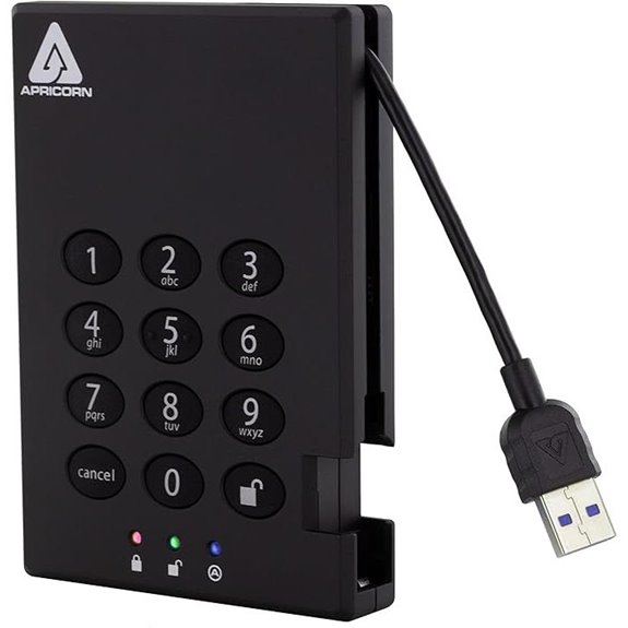 Apricorn 8TB Encrypted USB 3.0 Portable SSD
