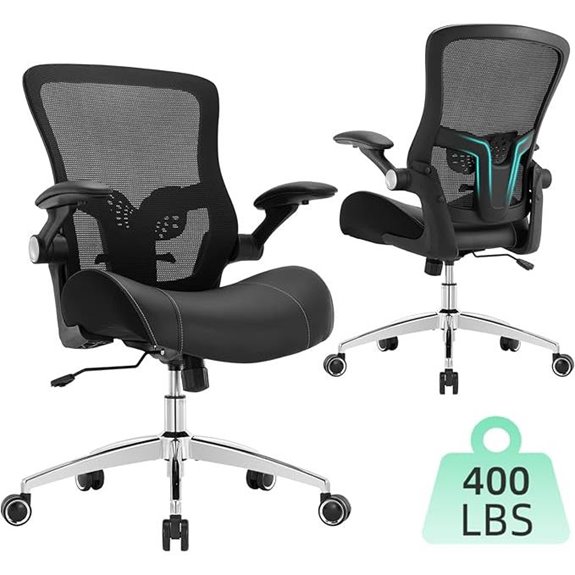 Heavy Duty Ergonomic Office Chair with Adjustable Height