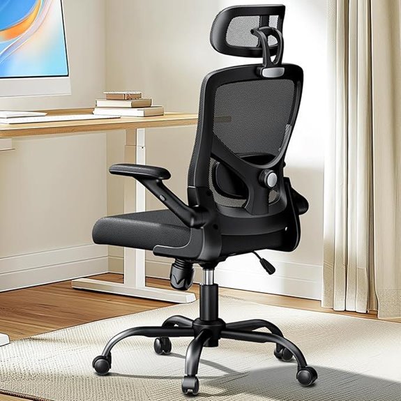 Marsail Ergonomic Mesh Office Chair with Lumbar Support