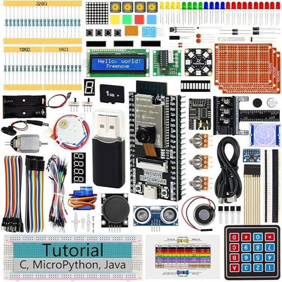 Freenove ESP32 Development Kit with Camera and Tutorials