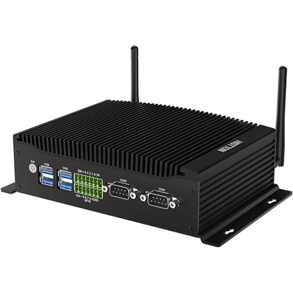 HISTTON Fanless Industrial Mini PC with Core i7
