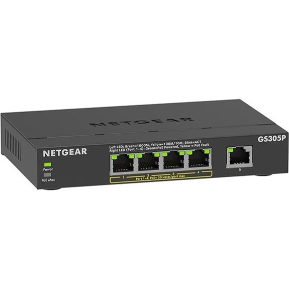 NETGEAR 5-Port PoE Gigabit Ethernet Switch