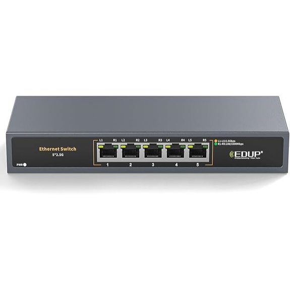 five port unmanaged switch