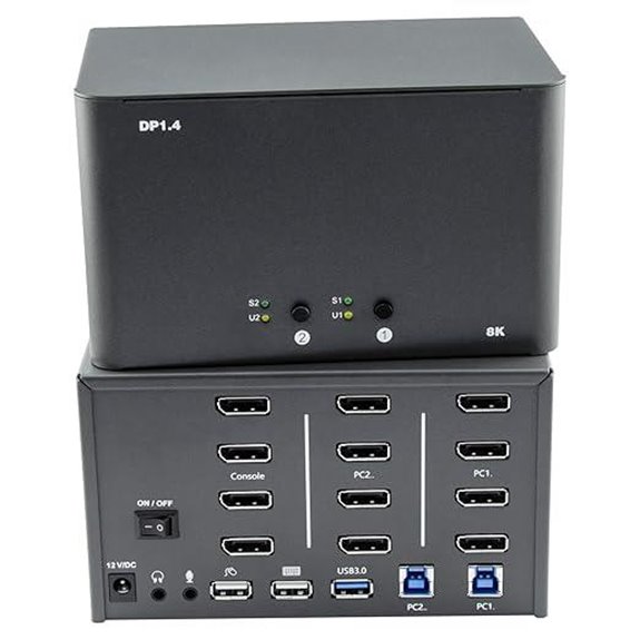 KVM Switch 4 Monitors for Multiple Computers
