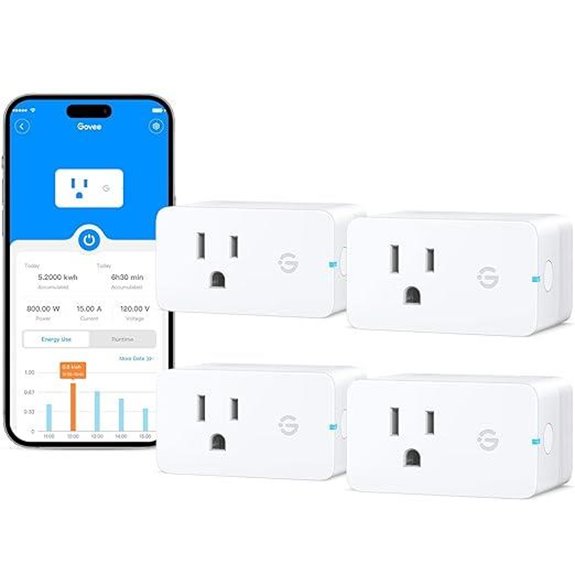 Govee Smart Plug with Energy Monitoring (4-Pack)
